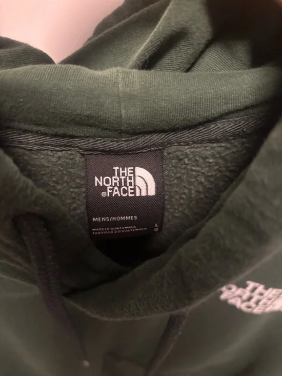 The North Face Men’s Forest Green Hoodie Pullover - Picture 3 of 3